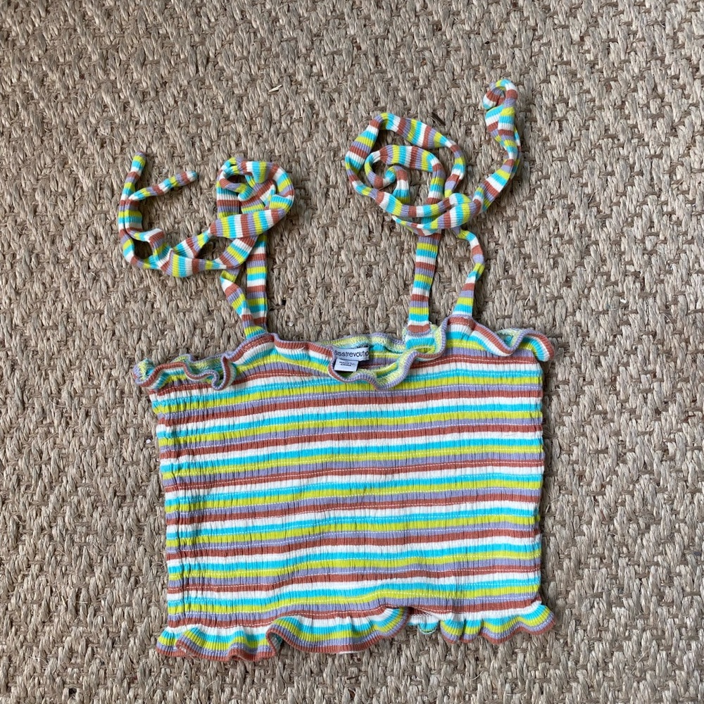 Crop top striped
